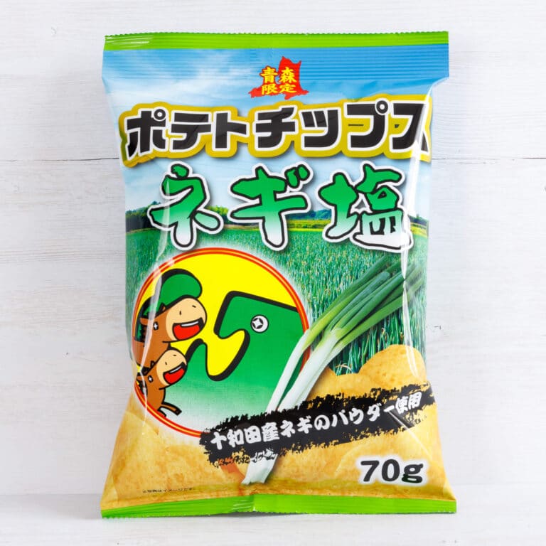 青森限定ポテトチップス ネギ塩 | 青森県立十和田西高等学校 & 道の駅とわだ コラボ商品_表