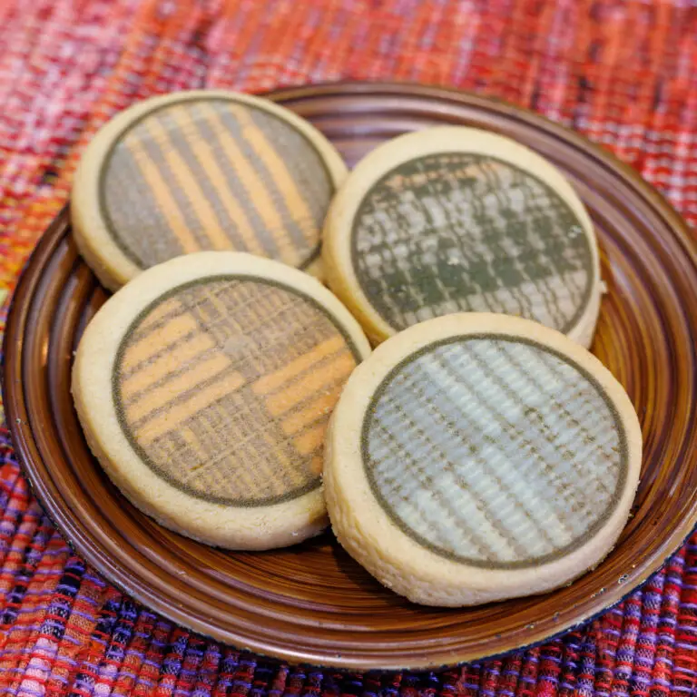 南部裂織柄のクッキー | 道の駅とわだ