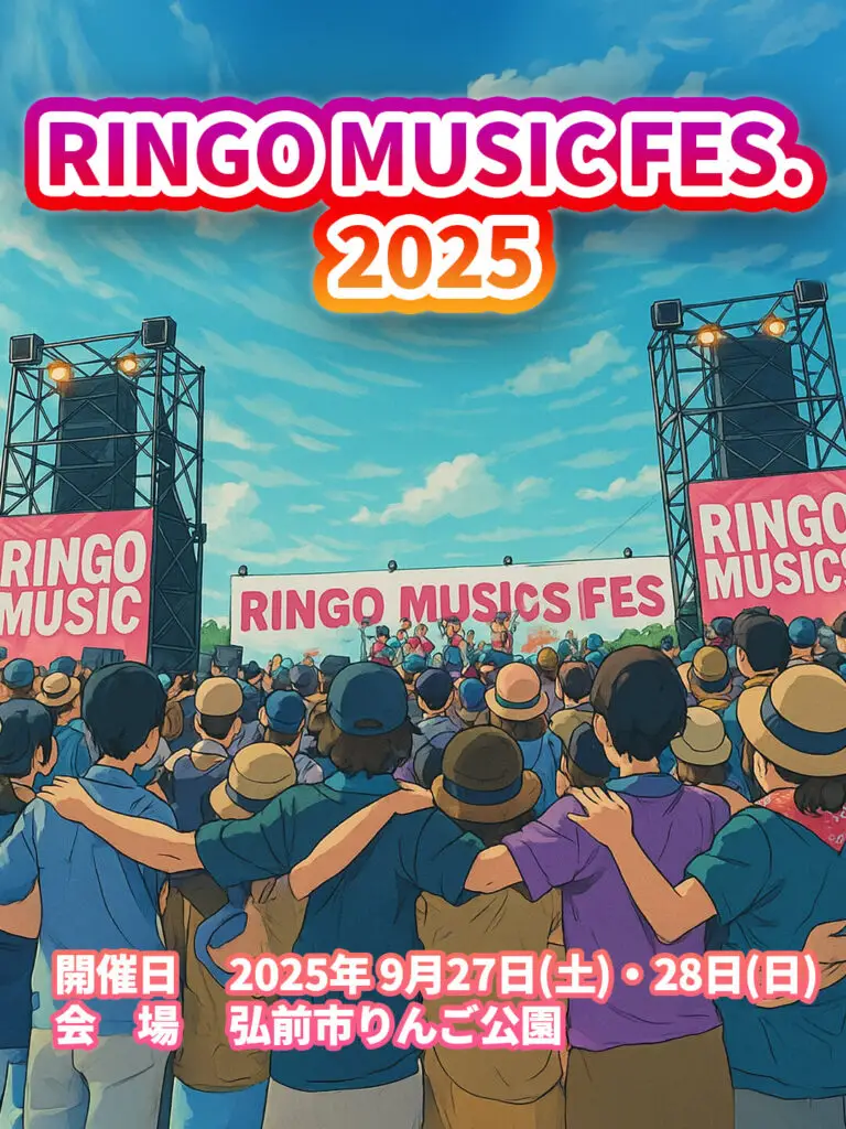 RINGO MUSIC FES.2025 - リンゴミュージックフェス | 青森県弘前市