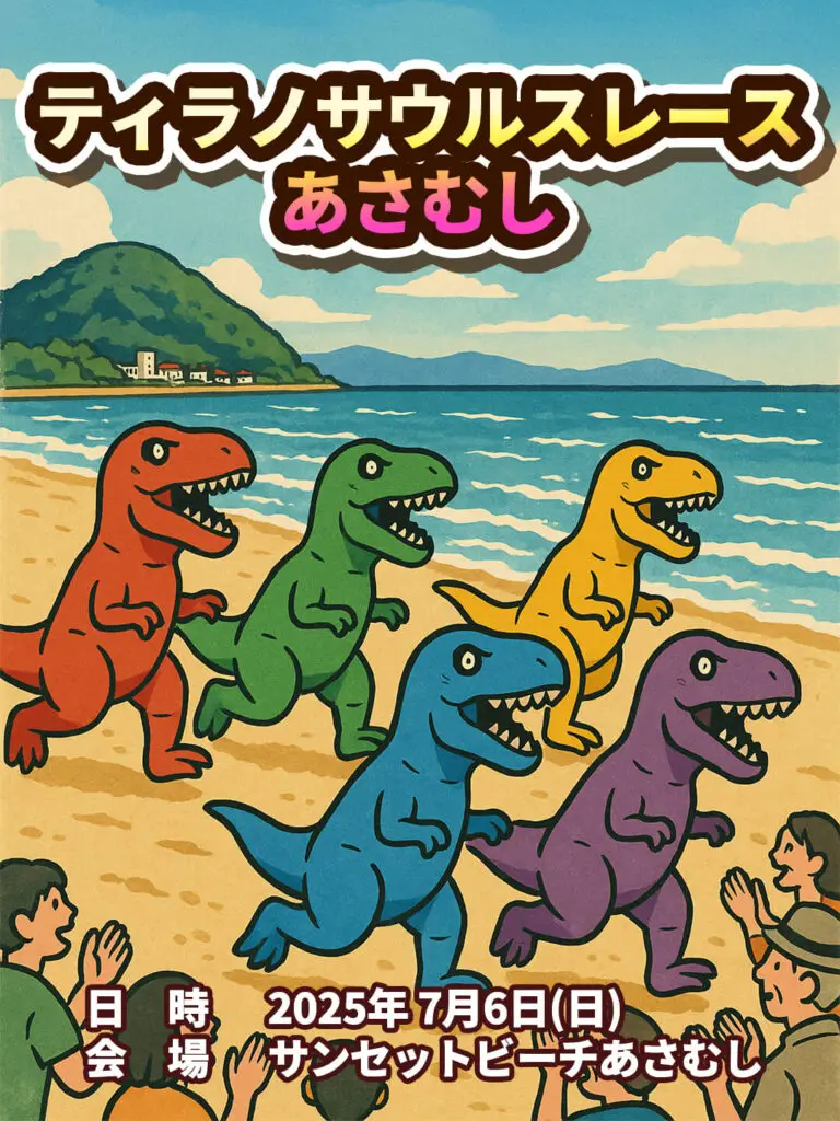 ティラノサウルスレースあさむし | 青森県青森市