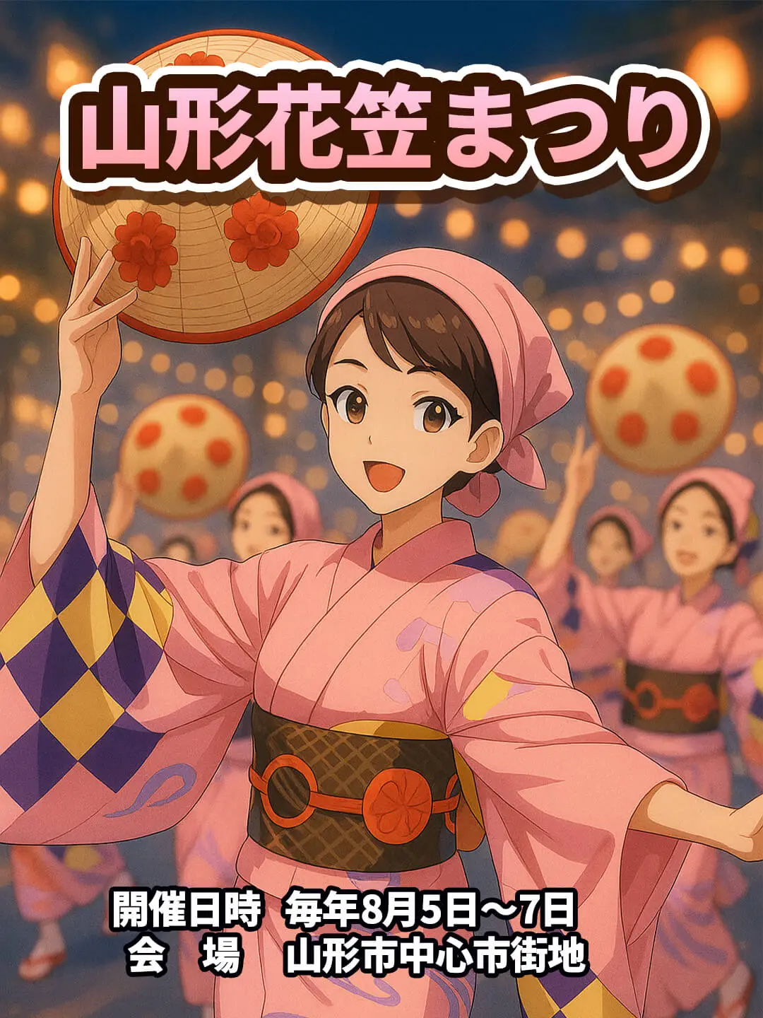 山形花笠まつり | 山形県山形市