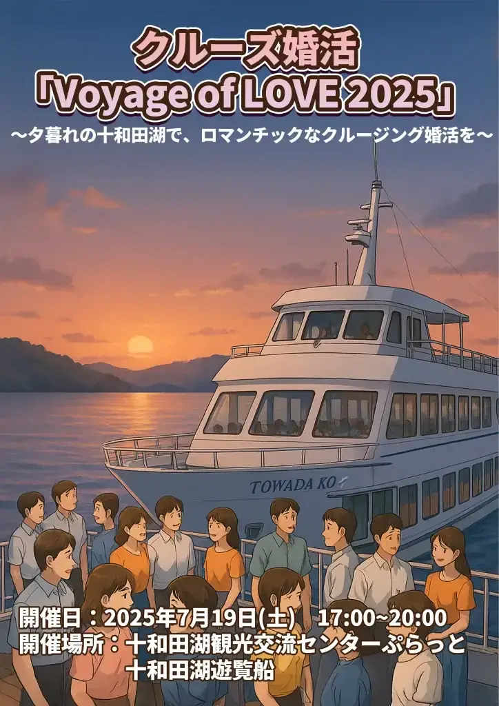 クルーズ婚活「Voyage of LOVE 2025」 | 青森県十和田市