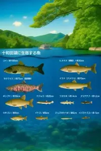 十和田湖に生息する魚