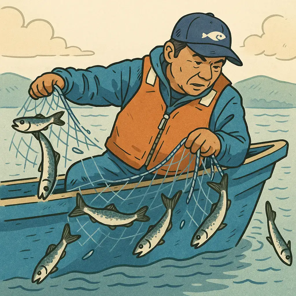 十和田湖ひめます 漁