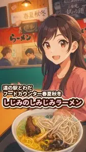 【青森ラーメン】しじみのしみじみラーメン｜＠道の駅とわだ