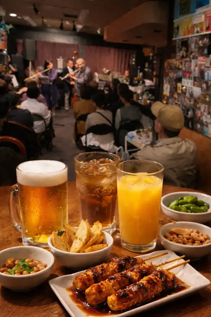 キューダス・s＆ハミングバードⅢ 十和田市 ライブハウス店内とドリンク