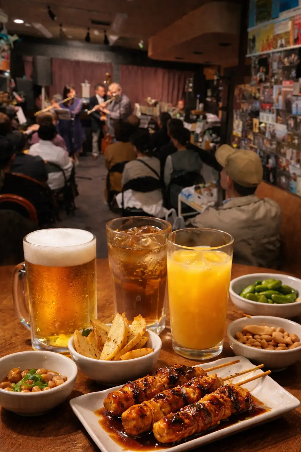 キューダス・s＆ハミングバードⅢ 十和田市 ライブハウス店内とドリンク