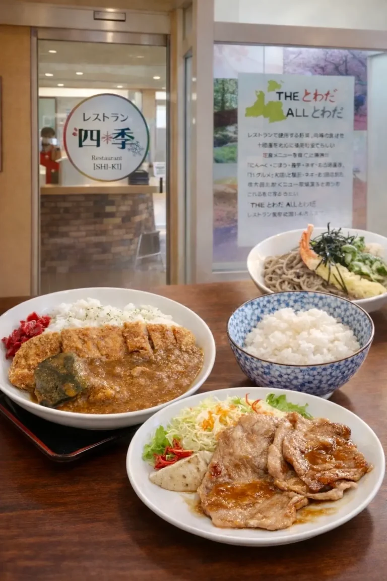 レストラン四季 十和田市 道の駅とわだの料理写真