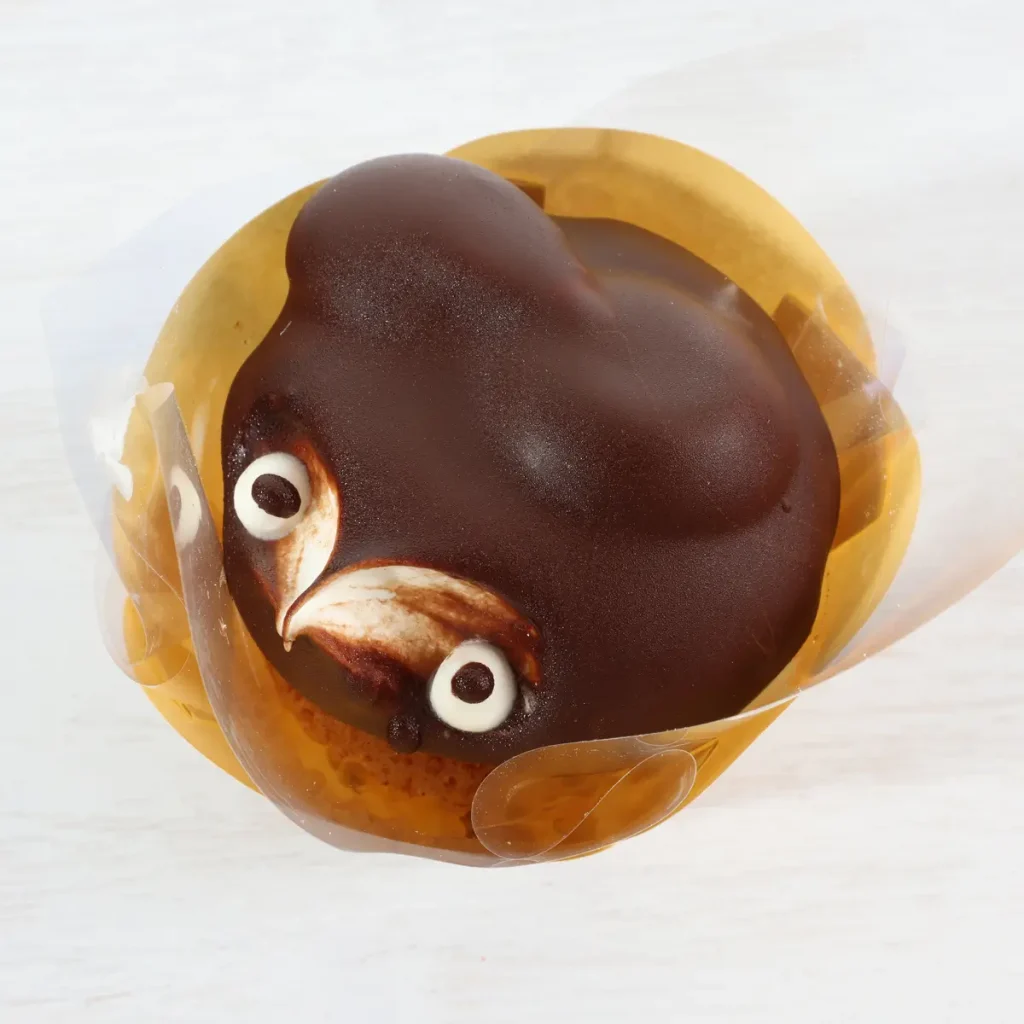 大竹菓子舗のたぬきケーキ