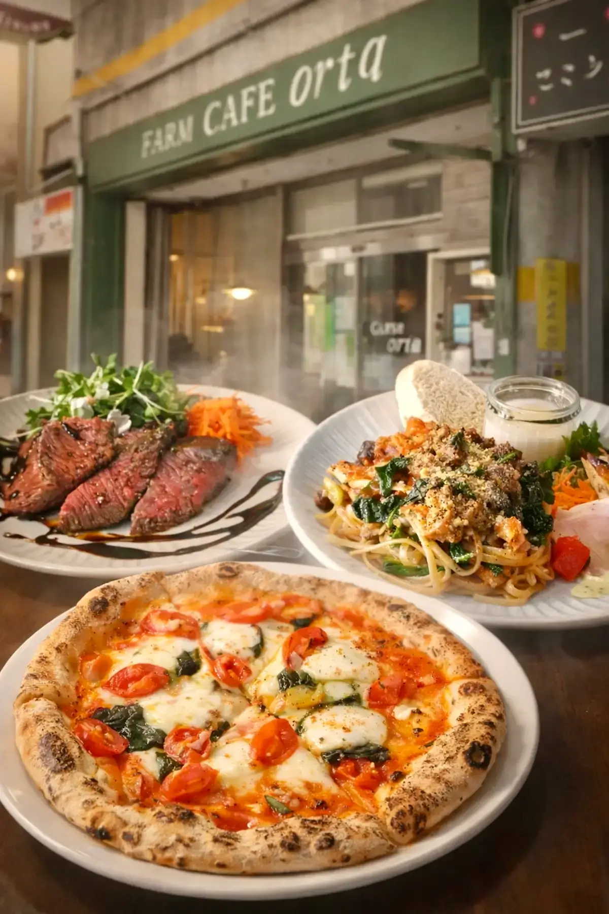 FARM CAFE orta 十和田市 店舗と料理のアイキャッチ画像