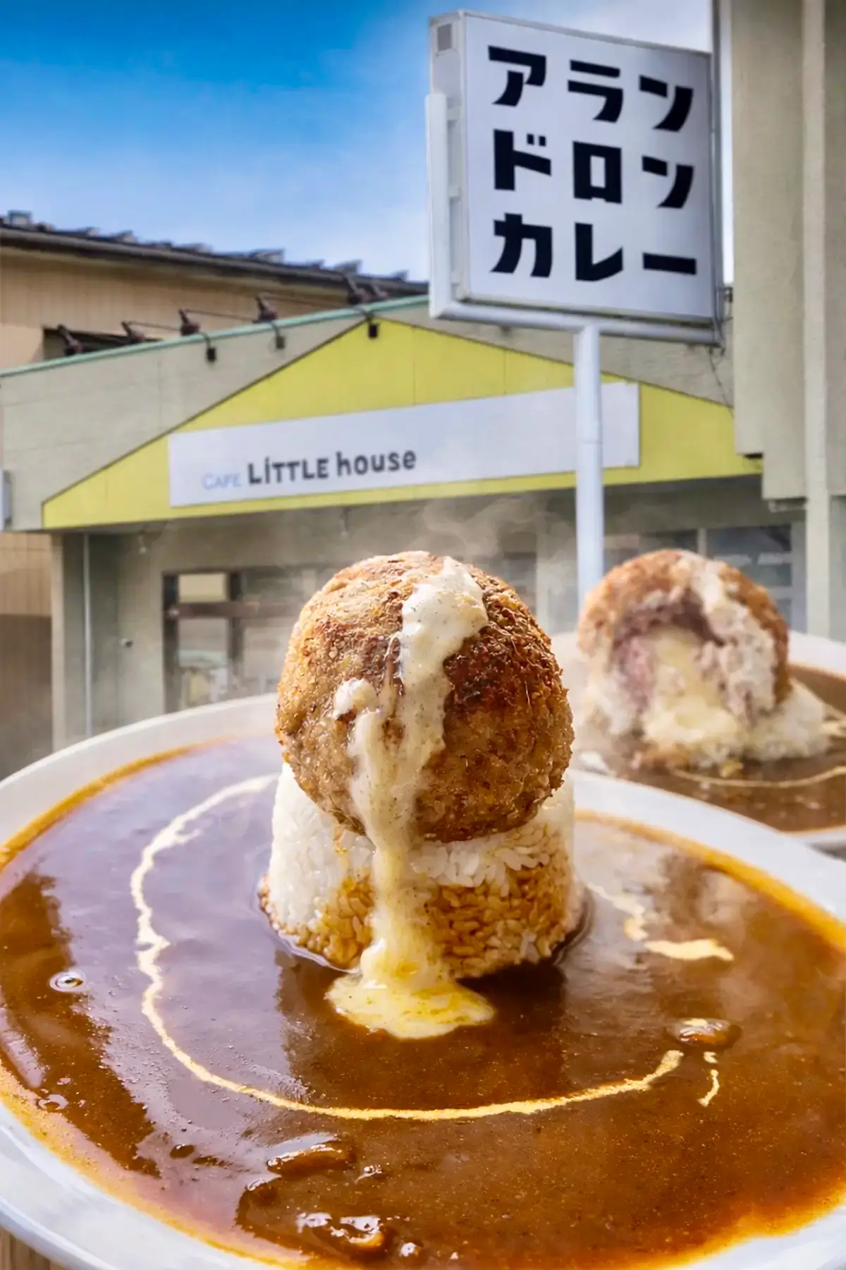 カフェ リトルハウス 十和田市 アランドロンカレーの料理写真