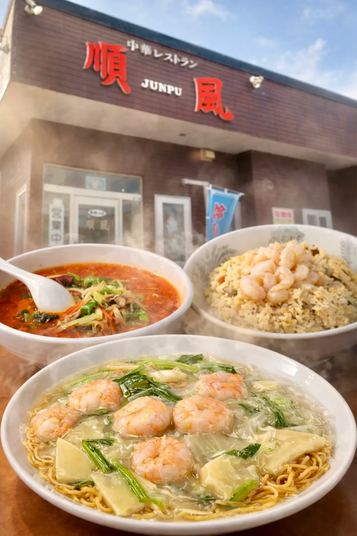中華レストラン順風｜十和田市｜えびヤキソバの料理写真