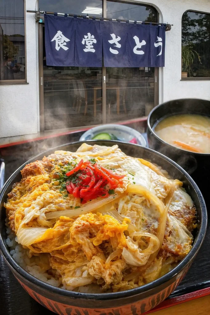 食堂さとうのカツ丼｜青森県十和田市稲吉の食堂メニュー
