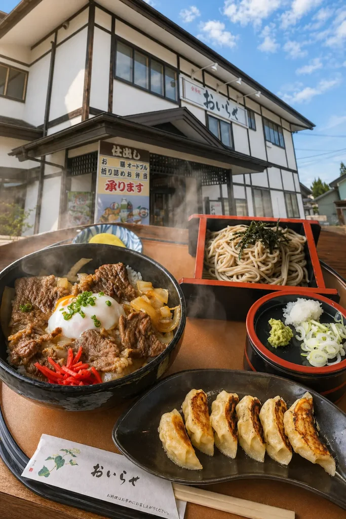 食事処おいらせ本店の馬肉料理と十和田おいらせ餃子