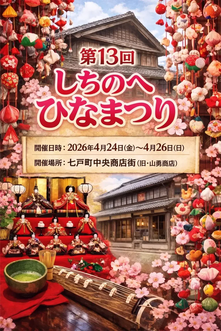 第13回 しちのへひなまつりのメインビジュアル画像｜青森県七戸町