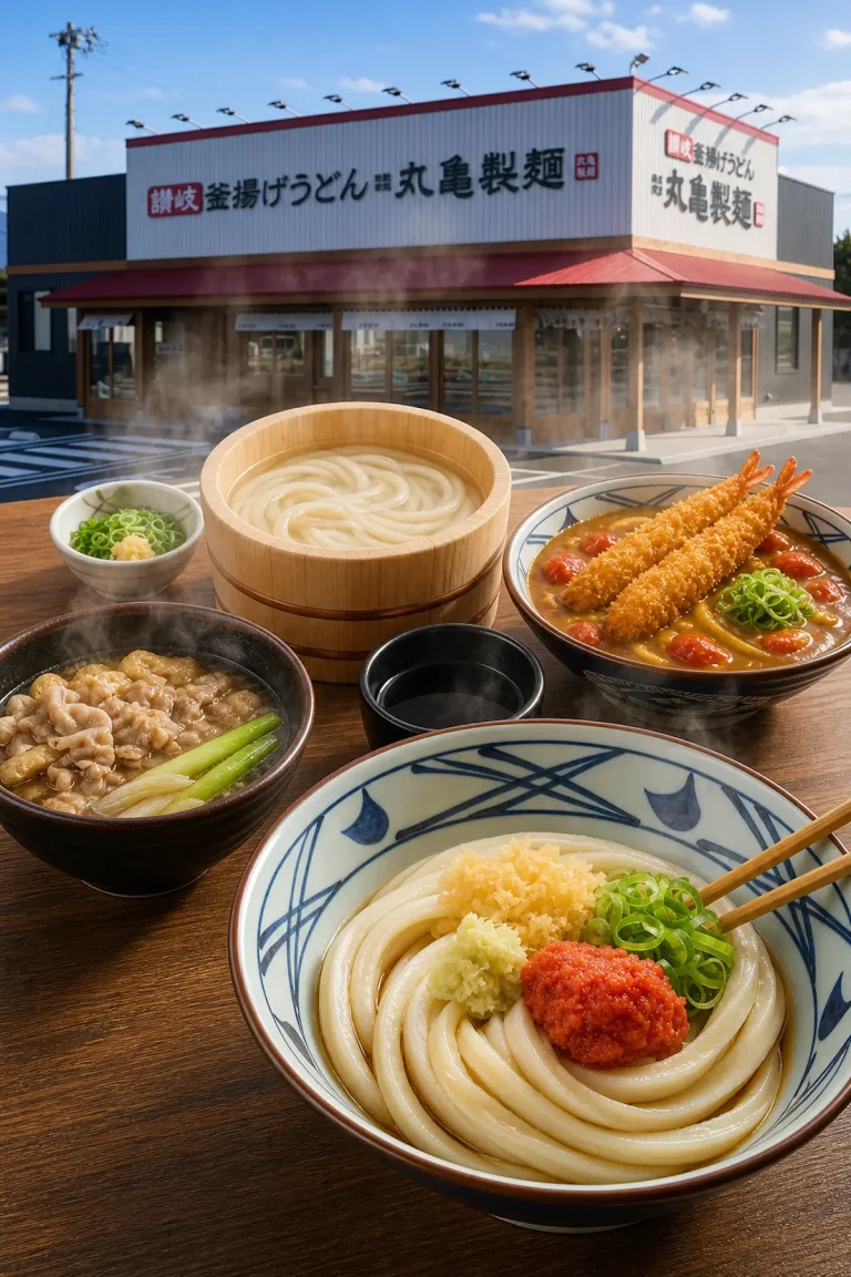 丸亀製麺 十和田店 1 丸亀製麺 十和田店の店舗外観とうどん・天ぷらのイメージ画像