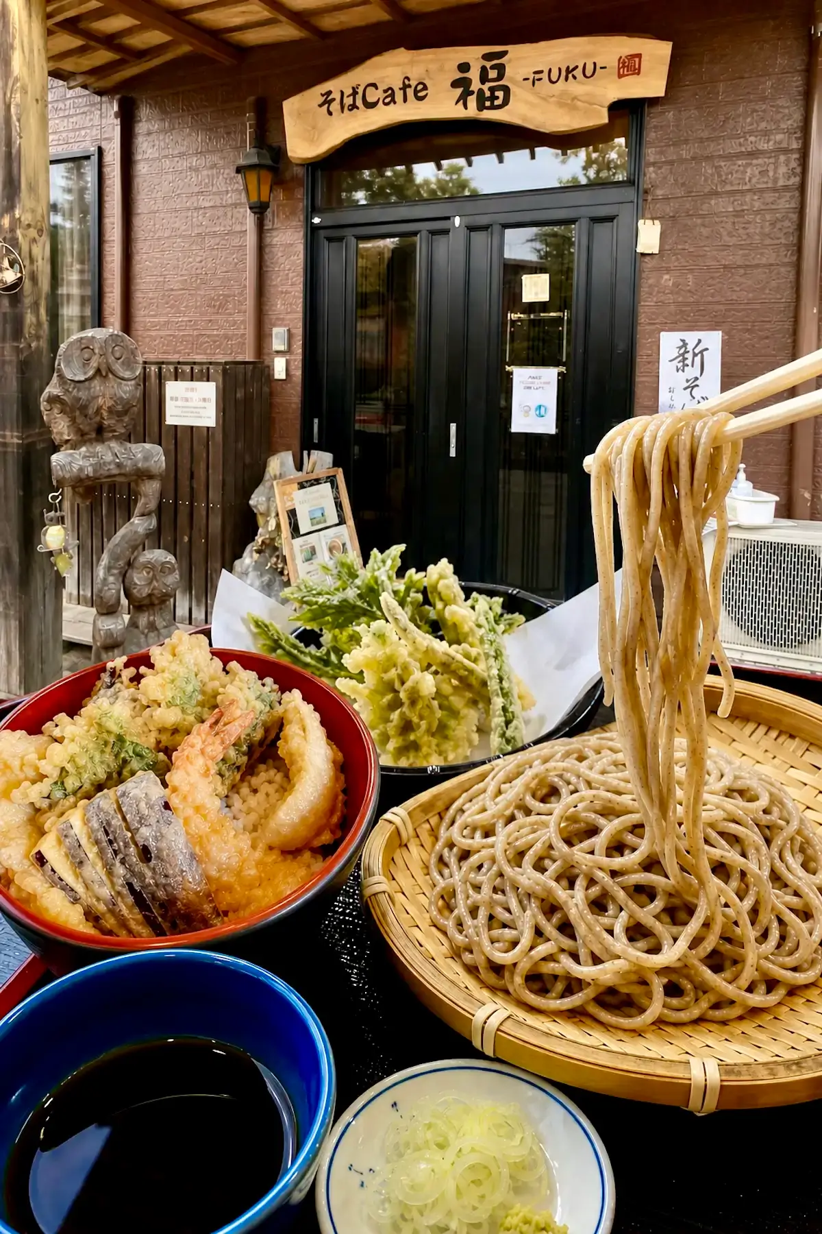 蕎麦Cafe 福の手打ち蕎麦と天ぷら