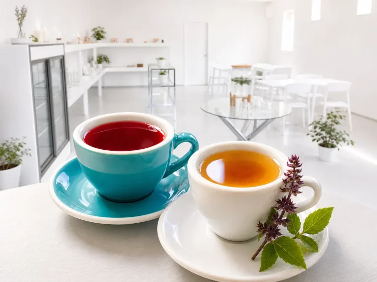 ホーリーバジルゼリー＆ホーリーバジルプリン｜PROSPERE CAFE｜12月まで楽しめるグルテンフリー限定スイーツ