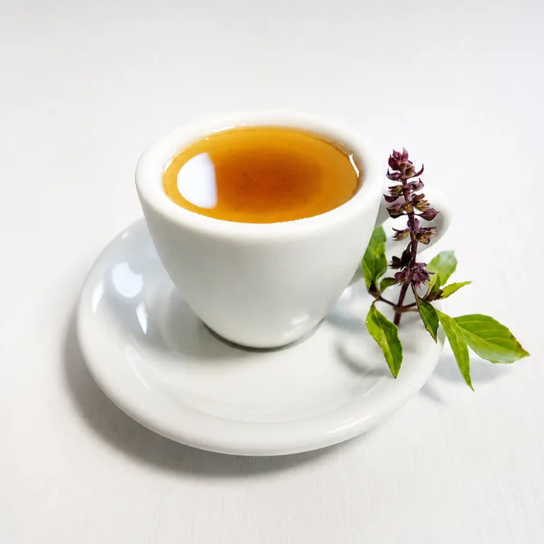 十和田市PROSPERE CAFEのホーリーバジルプリン