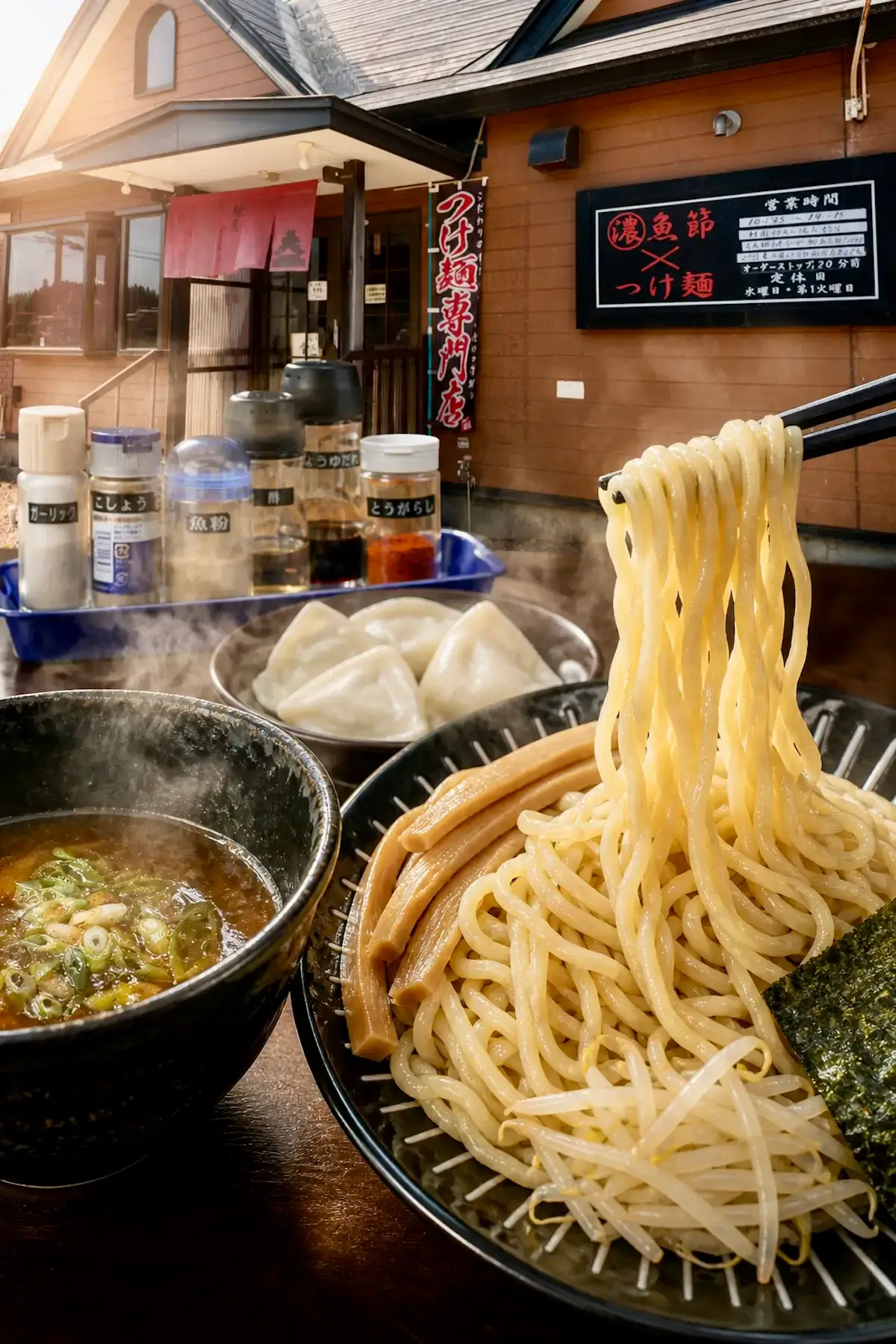 十和田市のつけ麺専門店「麺屋けいじ」のつけ麺